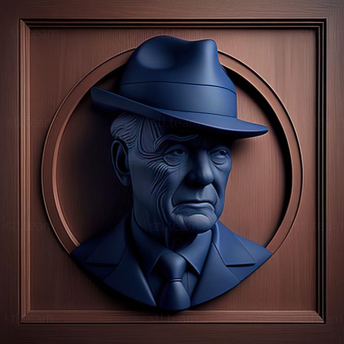 3D model Rene Magritte (STL)